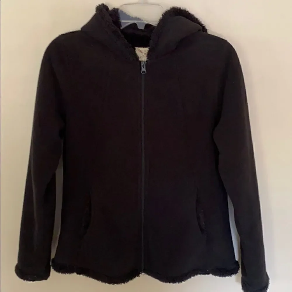 Faded Glory Woman’s Sherpa/Fleece Hooded Coat